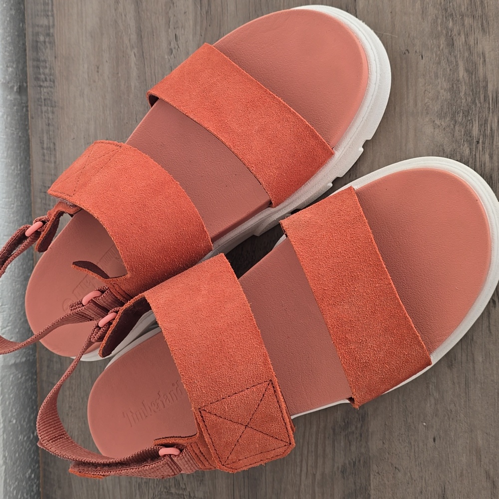 TIMBERLAND WOMEN'S GREYFIELD SANDAL 2 STRAP SANDAL  SUEDE Size 9.5
